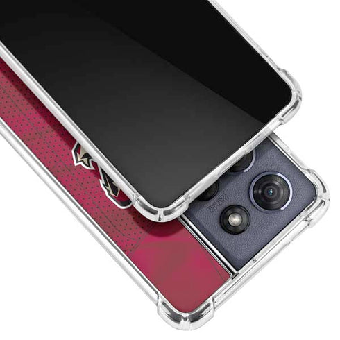 NHL Arizona Coyotes Home Jersey Moto G Power 5G (2025) Clear Case